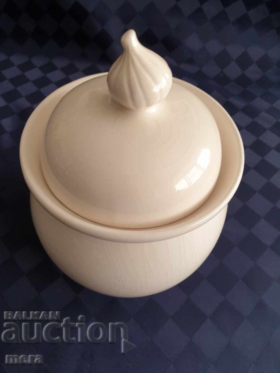Porcelain Onion Container