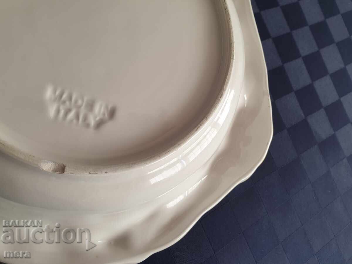 Fructieră din porțelan italian cu fructe în relief - 6