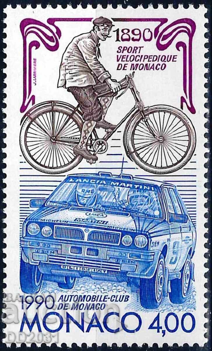 Monaco 1990 - mașini biciclete MNH