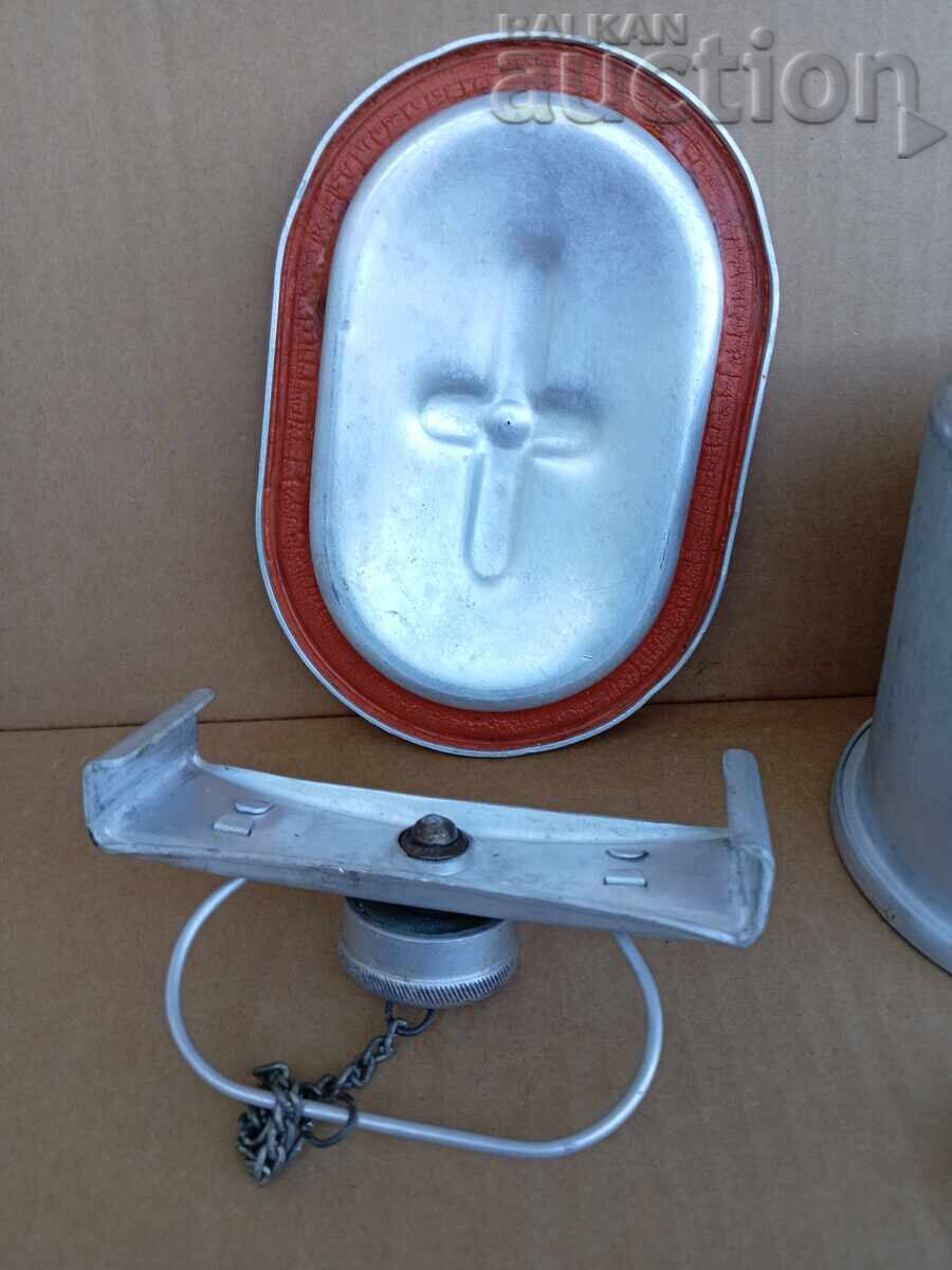 Cană germană veche pentru mâncare Pantera. Panter. WW2 WWII - 6