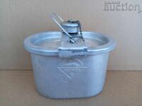 Cană germană veche pentru mâncare Pantera. Panter. WW2 WWII