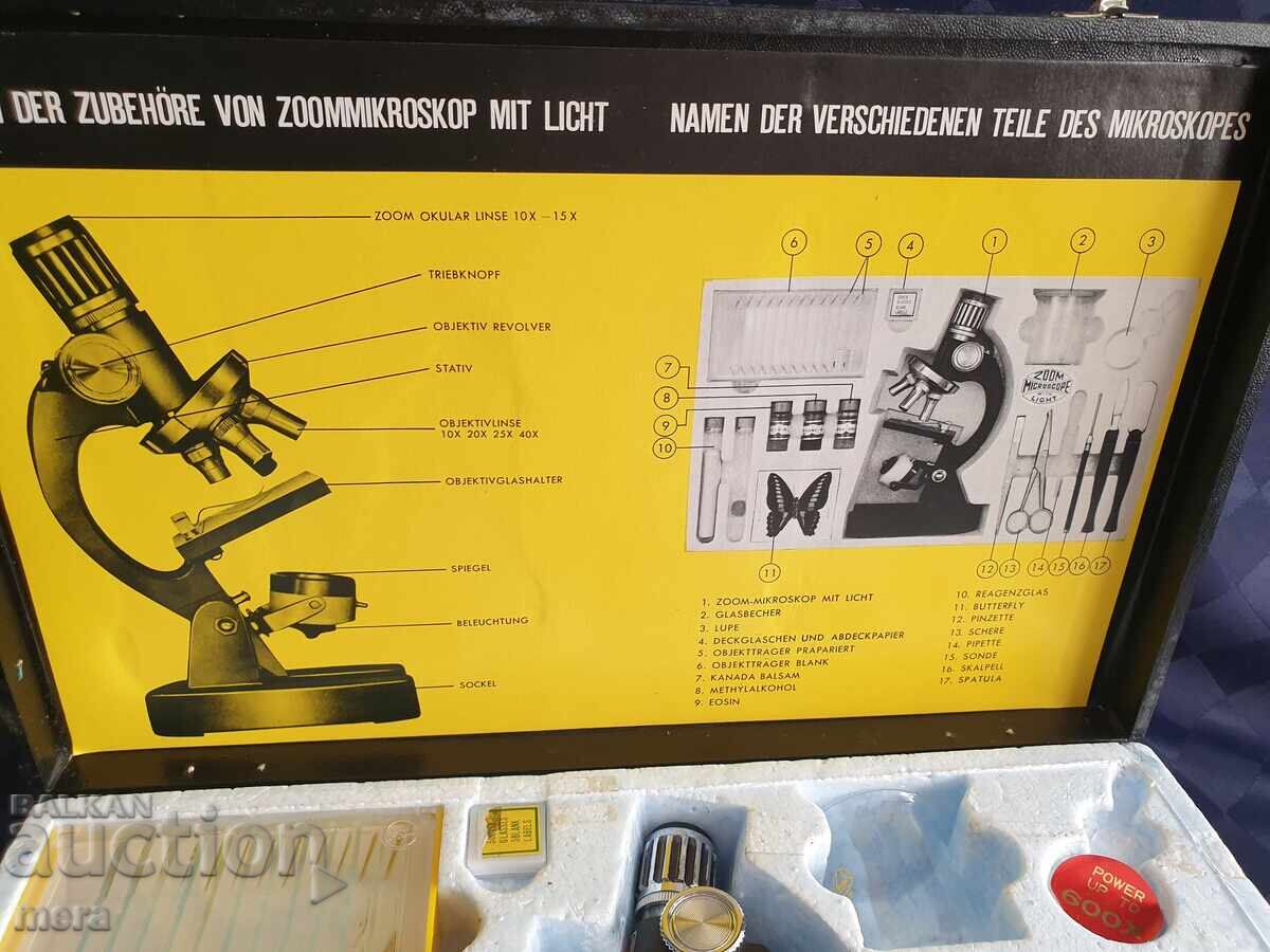 Δημοπρασία Μικροσκόπιο με σετ αξεσουάρ σε βαλίτσα Δημοπρασία Μικροσκόπιο με σετ αξεσουάρ σε βαλίτσα