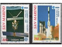 Σαν Μαρίνο 1991 Ευρώπη ΣΕΠΤ - καθαρή σειρά