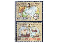 San Marino 1991 "Ανακάλυψη της Αμερικής - 2η έκδοση" - καθαρή σειρά
