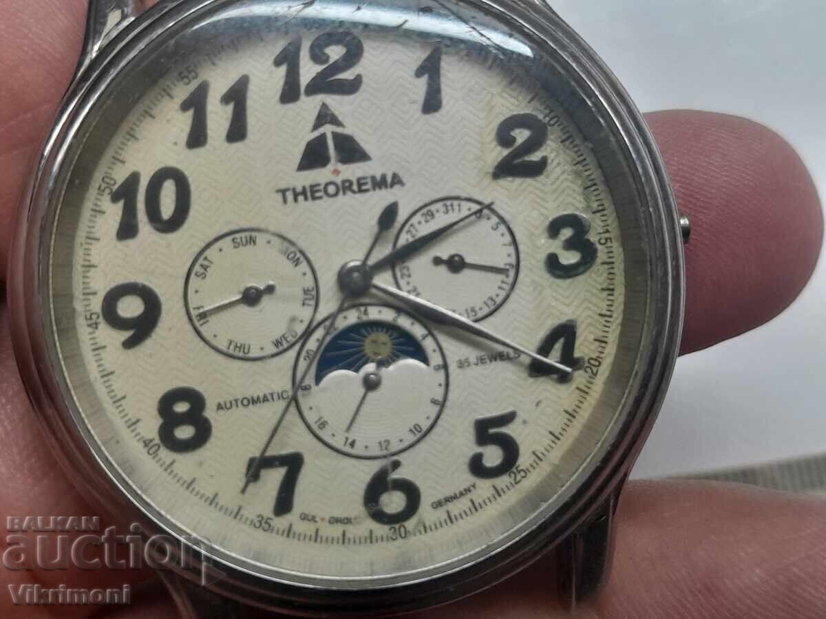 Theorema Watch, 35 Jewels, Germany, Gul group, Theorema - 7