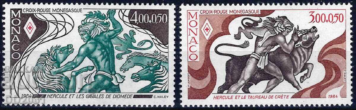 Μονακό 1984 - ερυθρός σταυρός MNH Μονακό 1984 - ερυθρός σταυρός MNH
