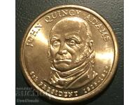 USA. 1 dollar 2008(D). John Quincy Adams.