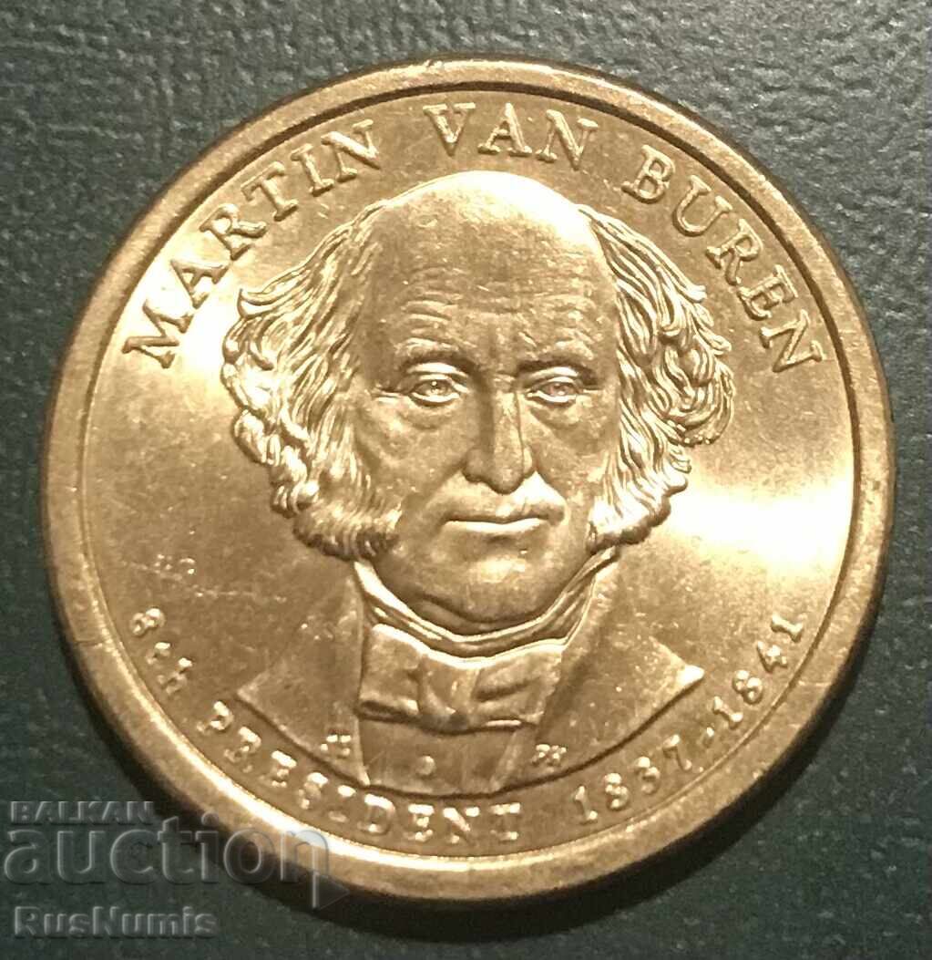 SUA. 1 dolar 2008 (D). Martin Van Buren
