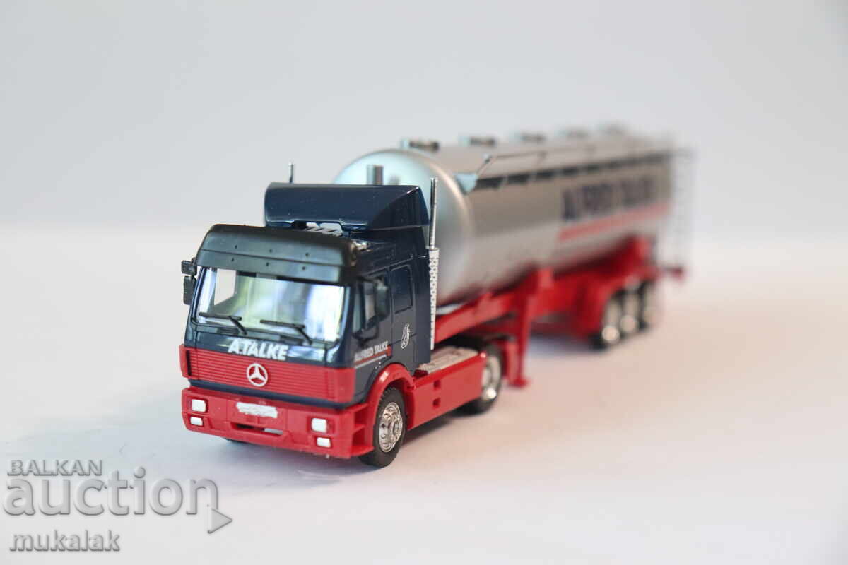 HERPA H0 1/87 MERCEDES δεξαμενόπλοιο βυτιοφόρο φορτηγό ΤΙΡ μοντέλο με τιμή 30.00 BGN | € 15.34