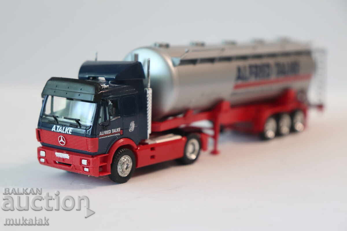HERPA H0 1/87 MERCEDES δεξαμενόπλοιο βυτιοφόρο φορτηγό ΤΙΡ μοντέλο - 7
