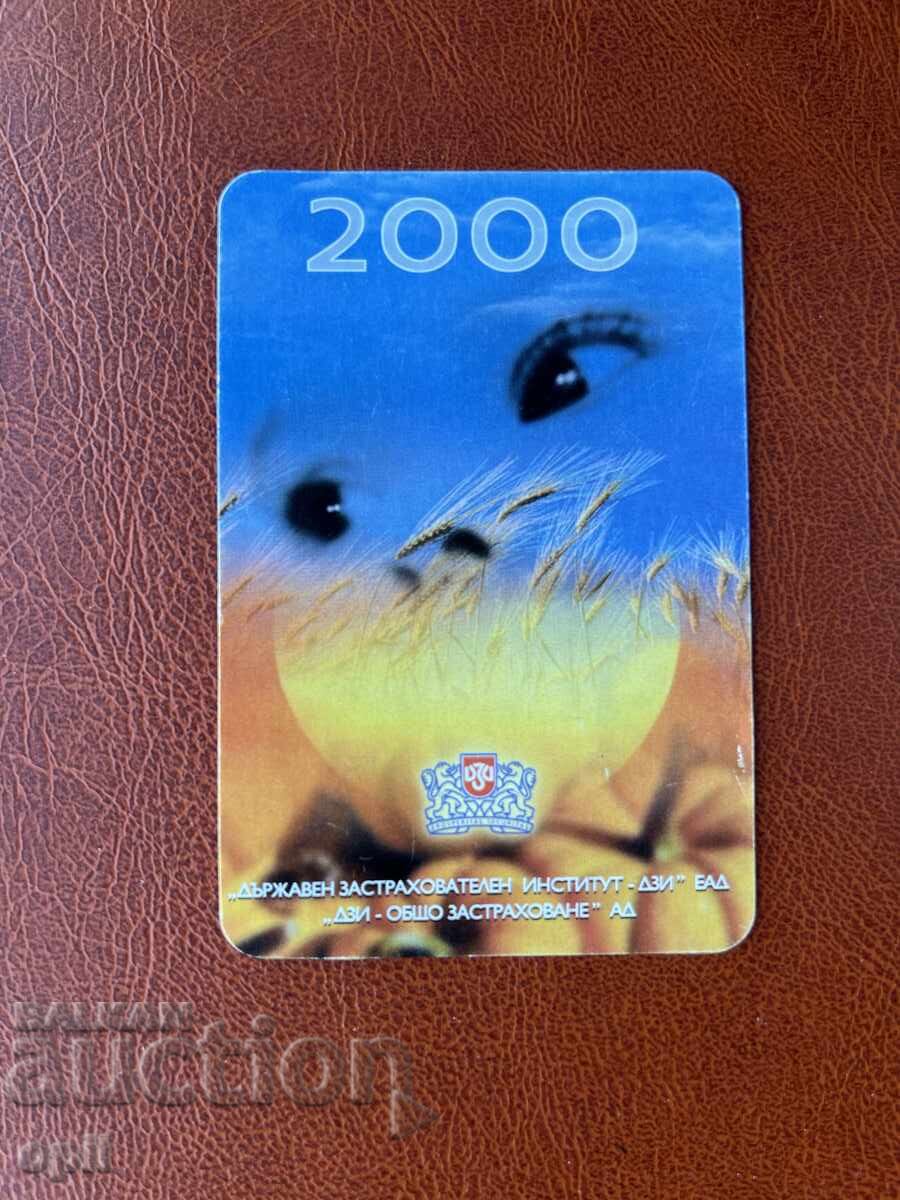 DZI 2000 Calendar DZI 2000 Calendar