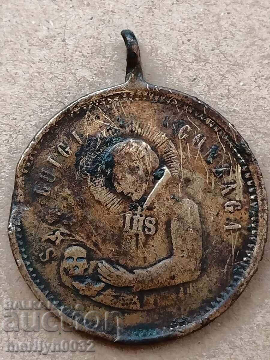 Католически медал 19-ти век с цена 65.00 лв. | € 33.23