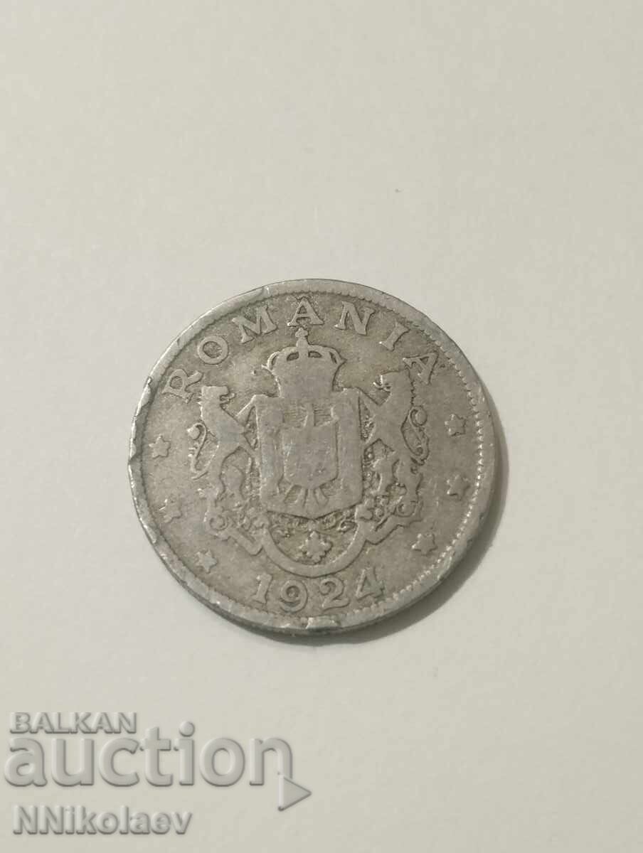 Румъния 2 леи 1924 г. - 5 Румъния 2 леи 1924 г. - 5