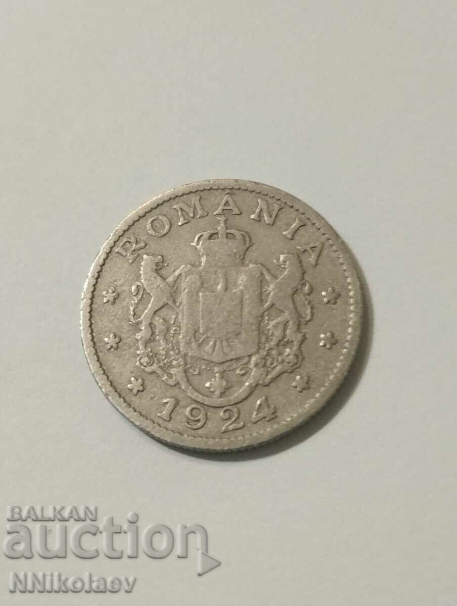 Romania 1 Leu 1924 - 5