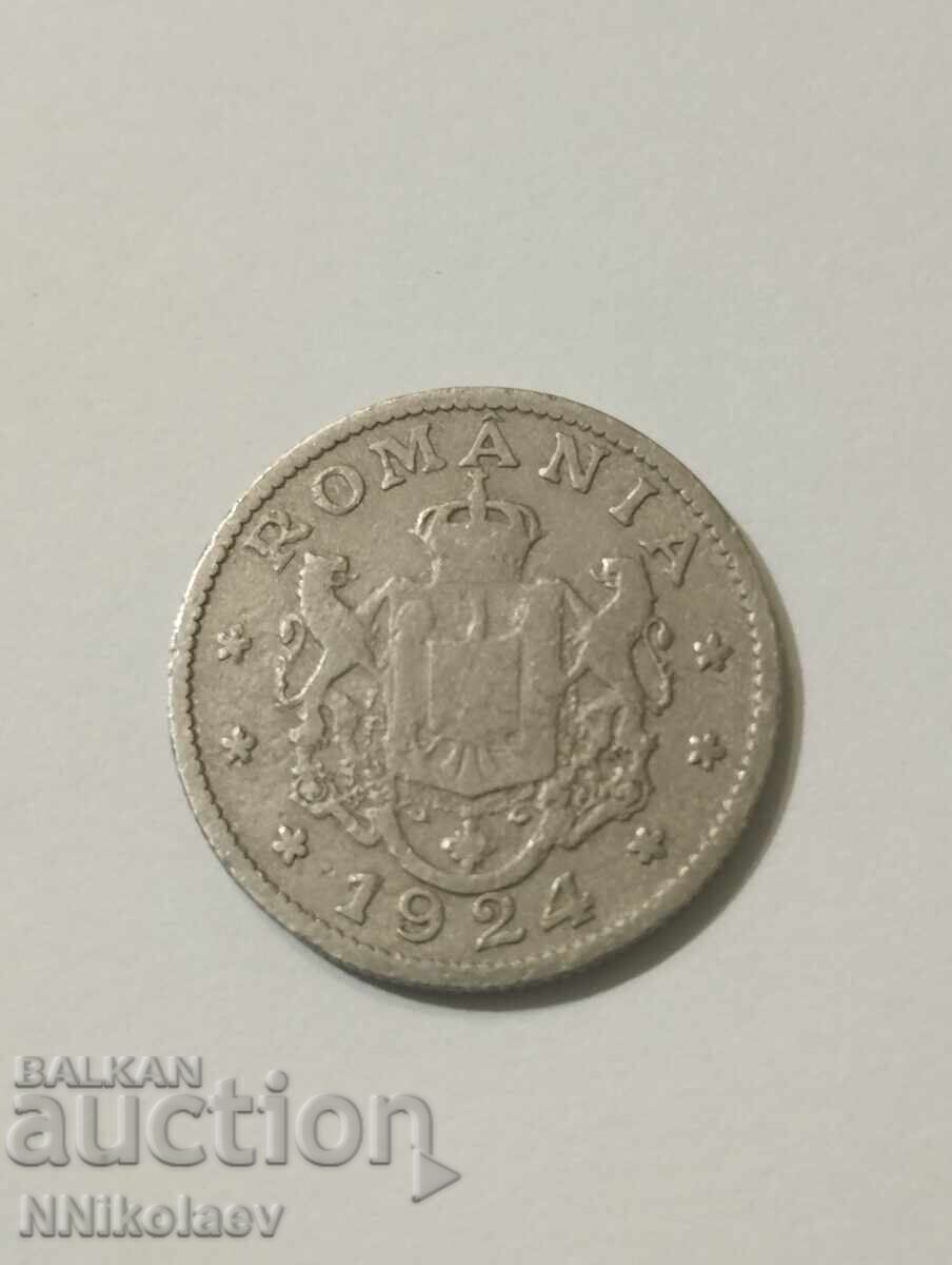 Romania 1 Leu 1924 - 6