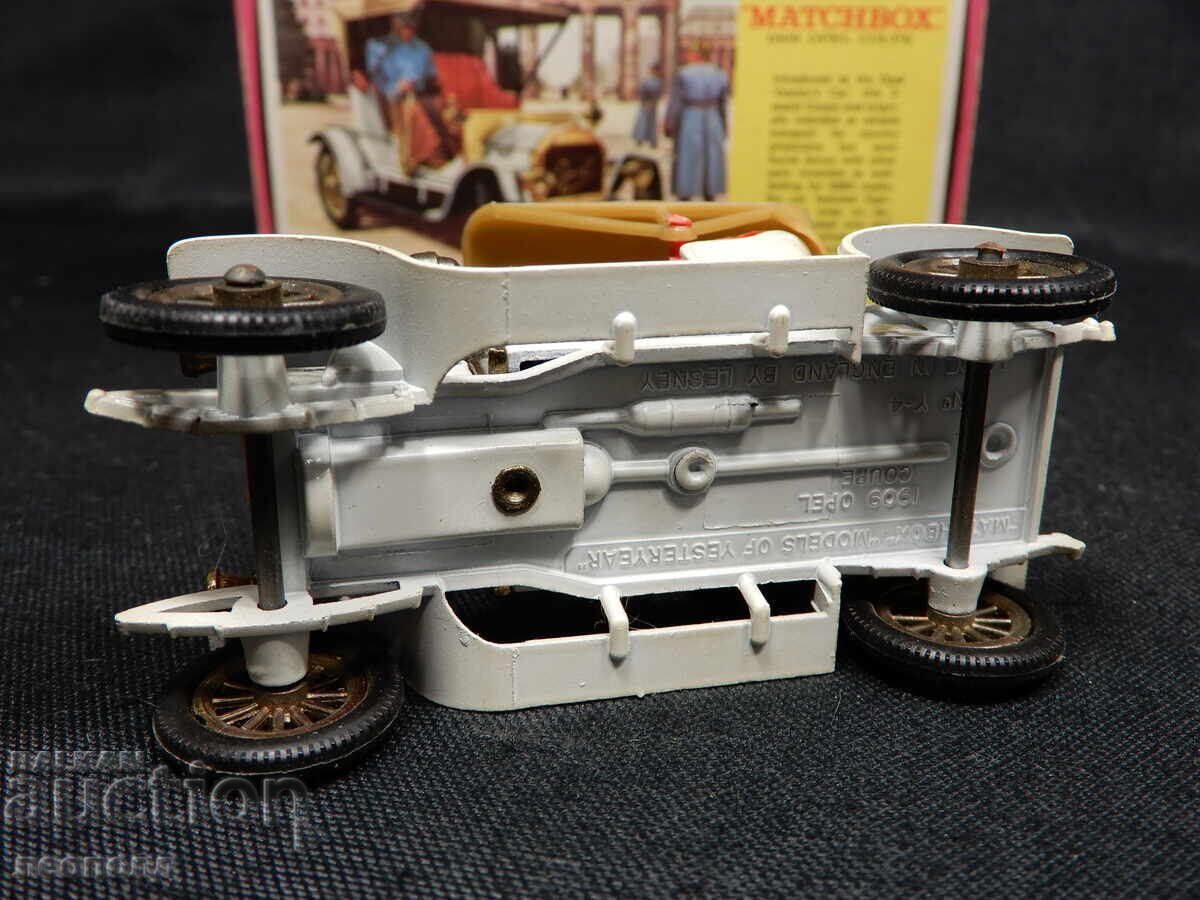 OLD RETRO METAL CAR OPEL MATCHBOX MOY ENGLAND - 6