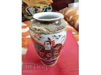 Vază japoneză veche, 20cm, Satsuma