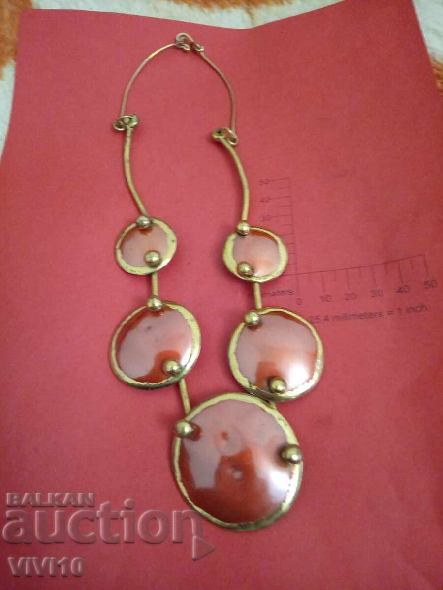 Старинно колие ,емаил