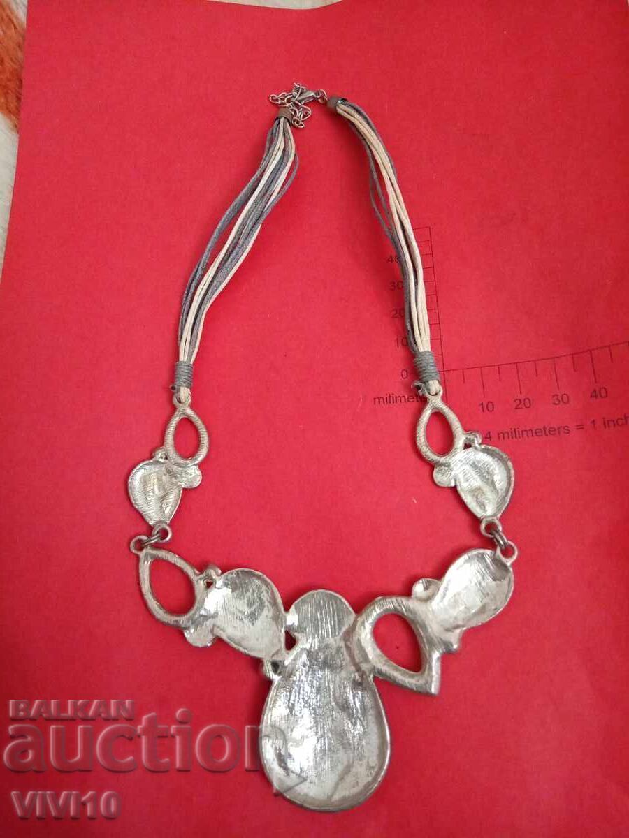 Antique necklace with natural stones, enamel with price 40.00 BGN | € 20.45 Antique necklace with natural stones, enamel with price 40.00 BGN | € 20.45