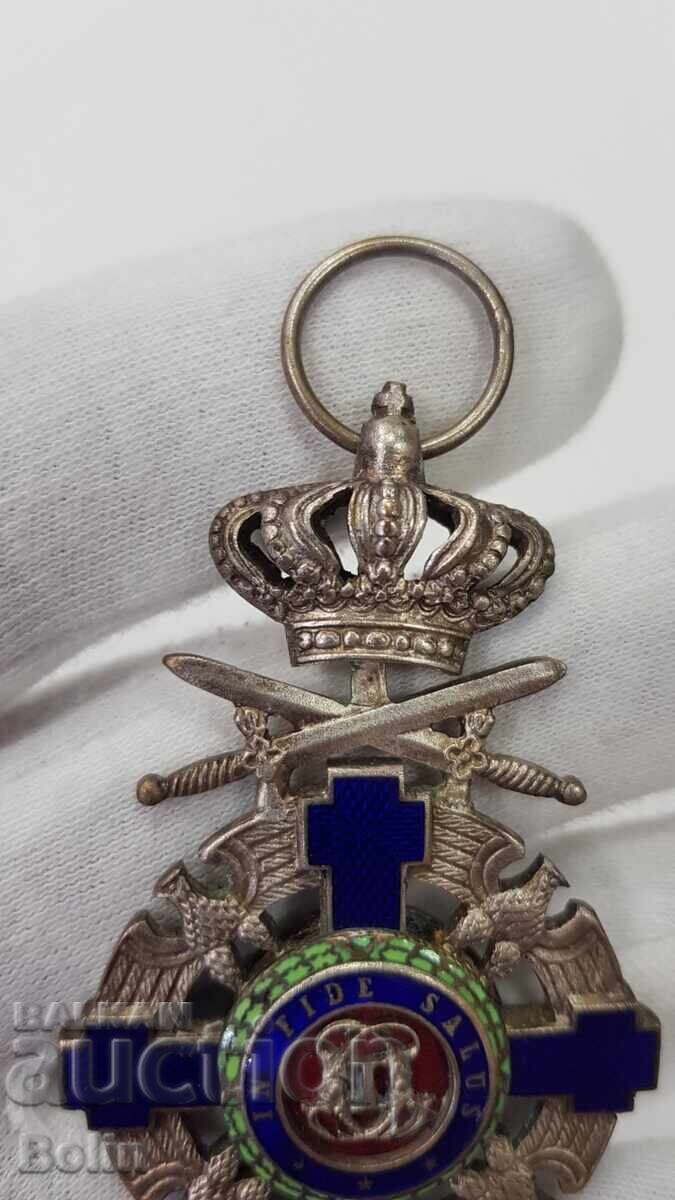 Rare Romanian Order of the Star of Carol I with Swords - 5 Rare Romanian Order of the Star of Carol I with Swords - 5
