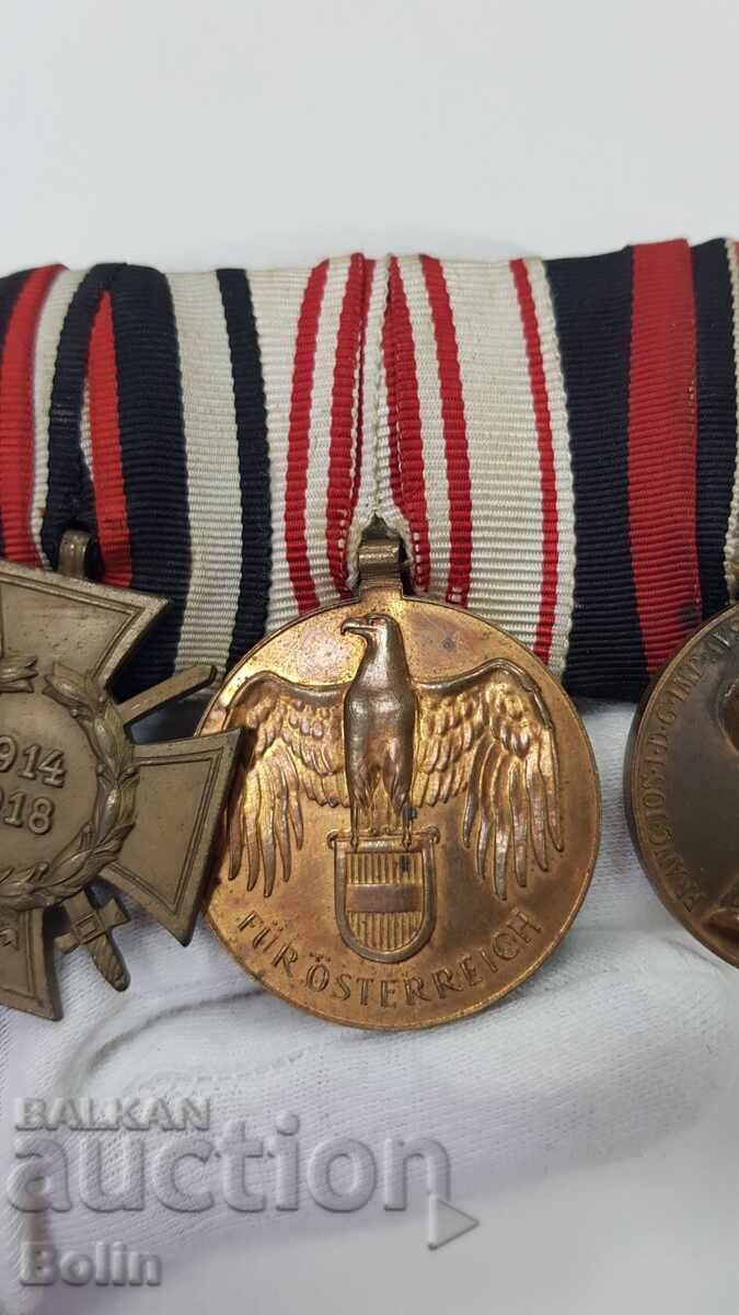 Δημοπρασία Στρατιωτικό μετάλλιο με μετάλλιο, σταυρό, μετάλλιο - Αυστρία-Γερμανία Α'ΠΠ