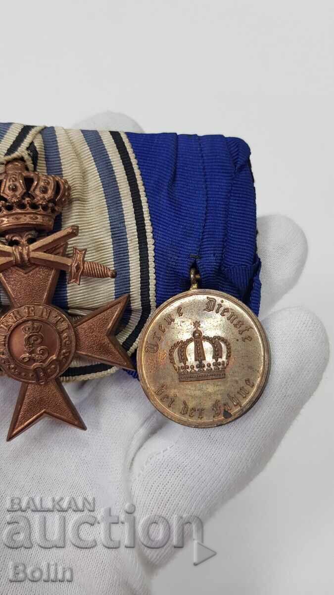 Παράδοση Στρατιωτικό μετάλλιο σταυρός, μετάλλιο, παράσημο - Γερμανία 1914-1918