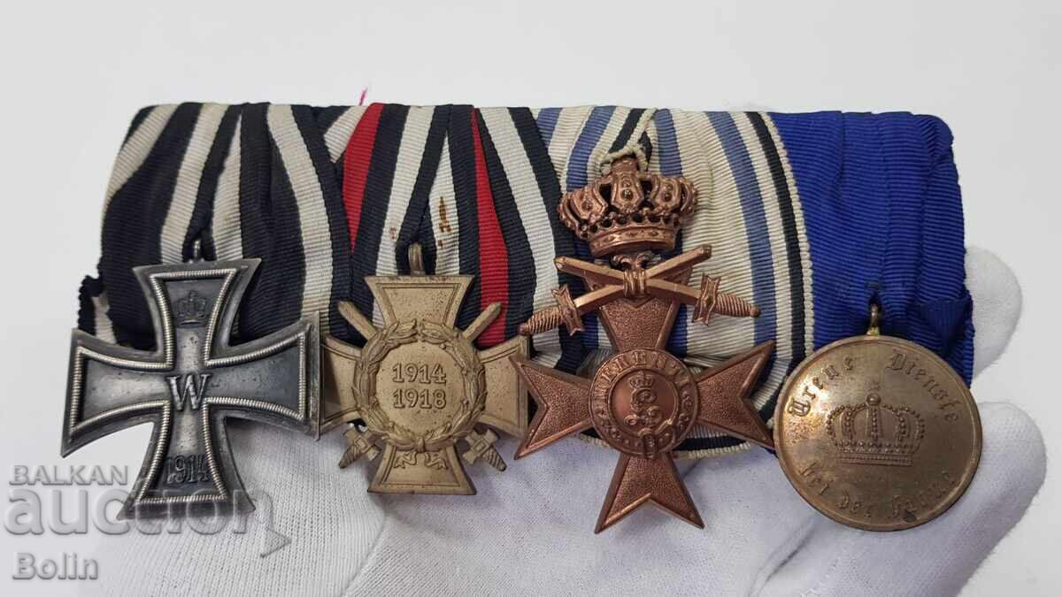 Στρατιωτικό μετάλλιο σταυρός, μετάλλιο, παράσημο - Γερμανία 1914-1918
