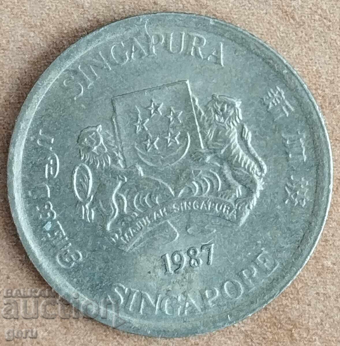 Singapore 5 Cents 1987 j35 with price € 0.41 | 0.80 BGN