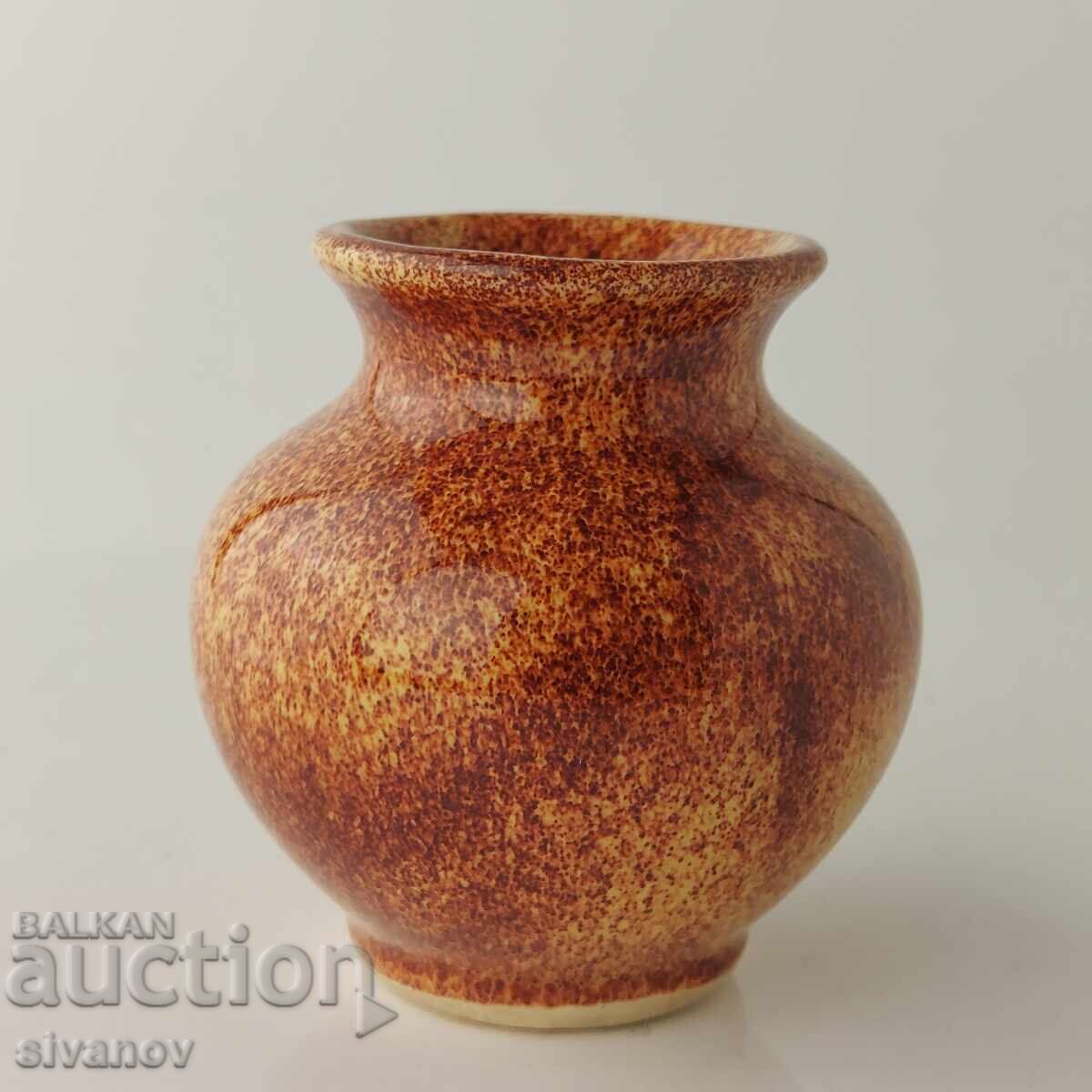 Interesting old small vase 6.5 cm #5851