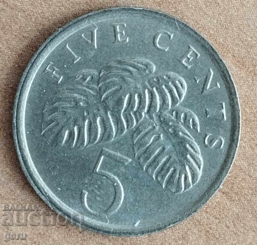 Singapore 5 cenți 1986 j35 cu preț € 0.41 | 0.80 BGN Singapore 5 cenți 1986 j35 cu preț € 0.41 | 0.80 BGN