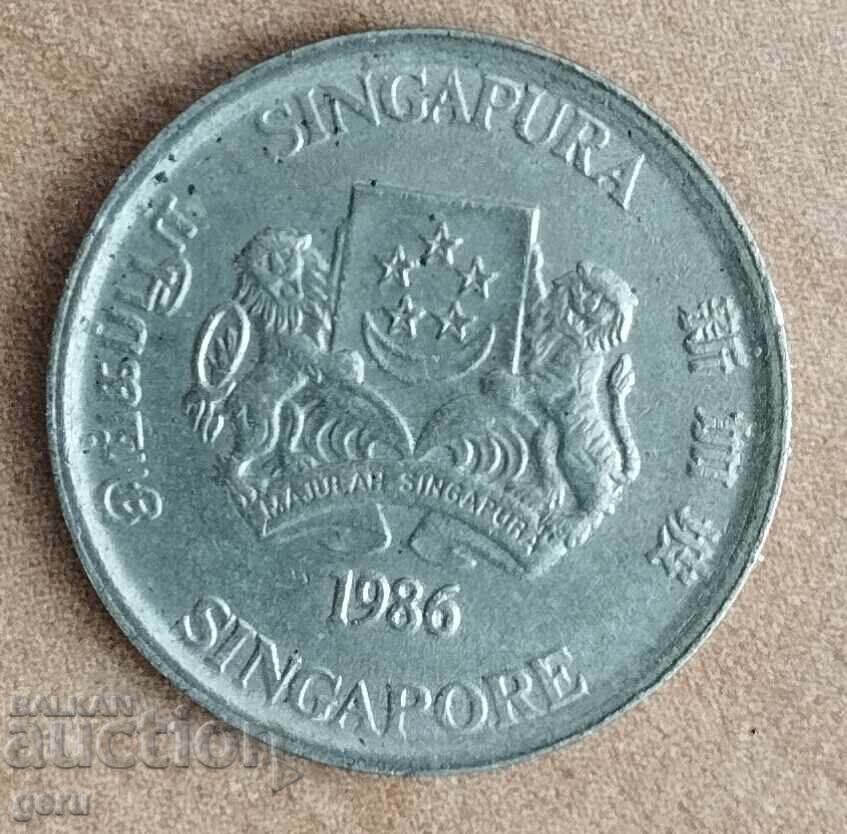 Singapore 5 Cents 1986 j35