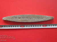 Piatră de ascuțit belgiană marcată pentru ascuțit brici