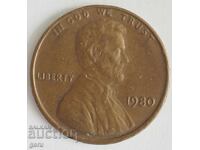 1 σεντ ΗΠΑ 1980 j35