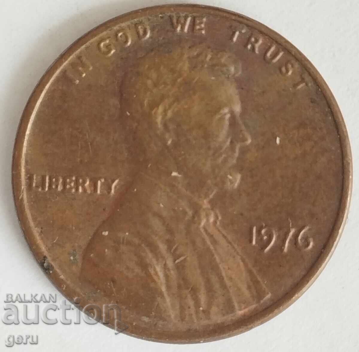 1 цент  САЩ  1976                           j35