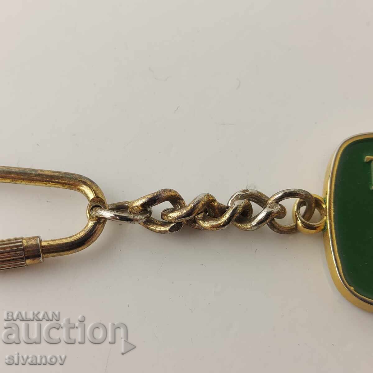 Delivery of Interesting old keychain TULLAMORE DEW Irish Whisk #5854