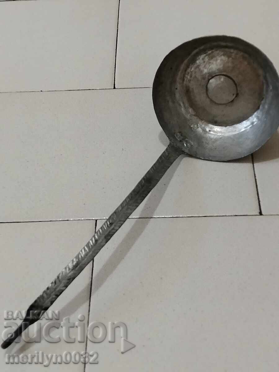 Аукцион Стар меден черпак, тиган, бакър, меден съд, ямак