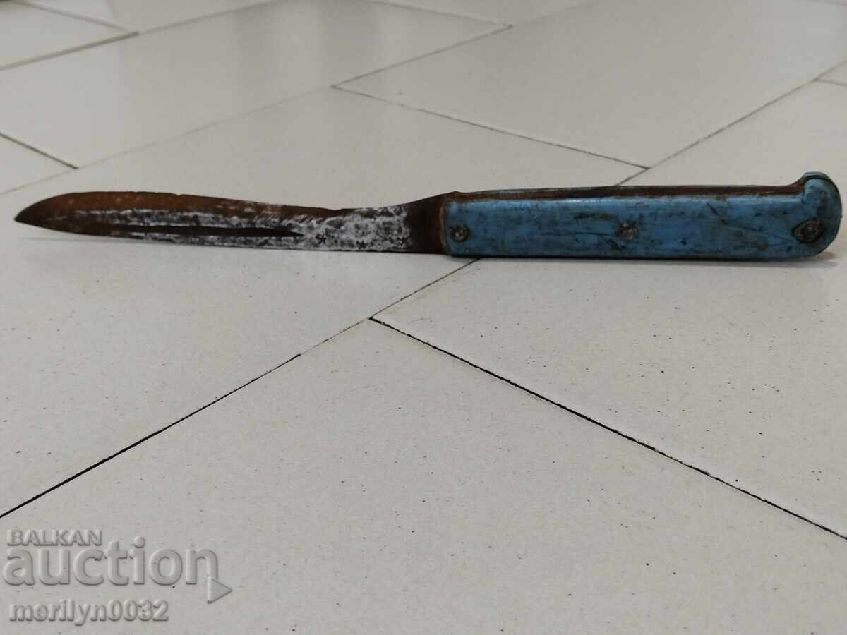 Auction An old hand-forged butcher's knife without a handle dagger kulak Auction An old hand-forged butcher's knife without a handle dagger kulak