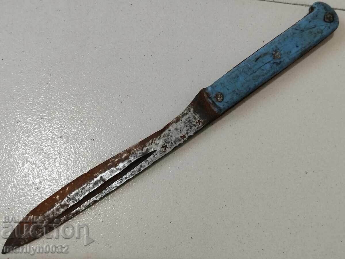 An old hand-forged butcher's knife without a handle dagger kulak - 5 An old hand-forged butcher's knife without a handle dagger kulak - 5