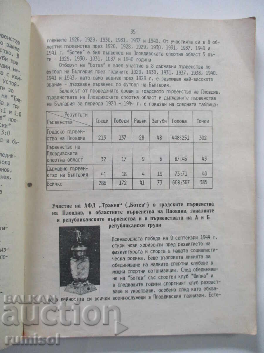Livrarea 70 de ani de fotbal la AFD "Trakia" - Rumen Minkov Livrarea 70 de ani de fotbal la AFD "Trakia" - Rumen Minkov