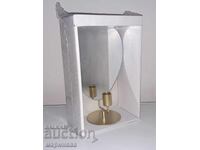 OGLINDĂ DE MASĂ CU SFEȘNIC