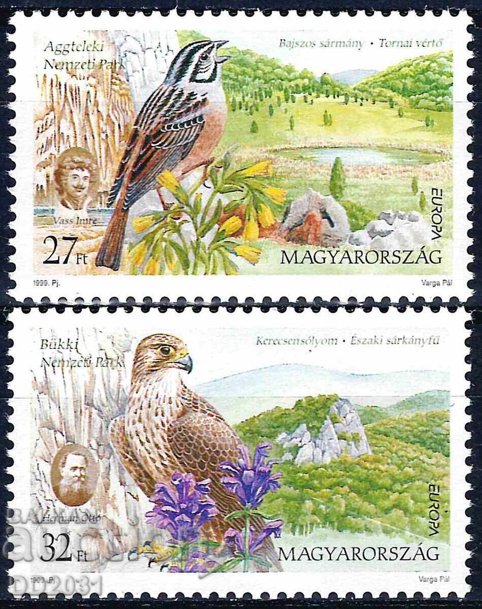Ουγγαρία 1999 - ΕΥΡΩΠΗ πουλιά MNH