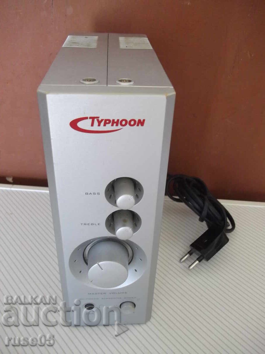 Subwoofer "TYPHOON" working Subwoofer "TYPHOON" working