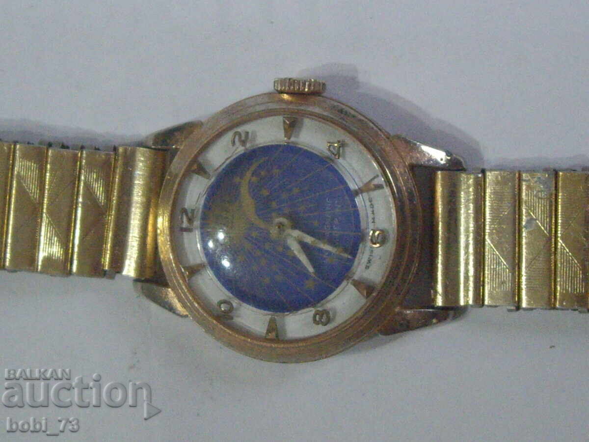 Επιχρυσωμένο ανδρικό ελβετικό ρολόι.