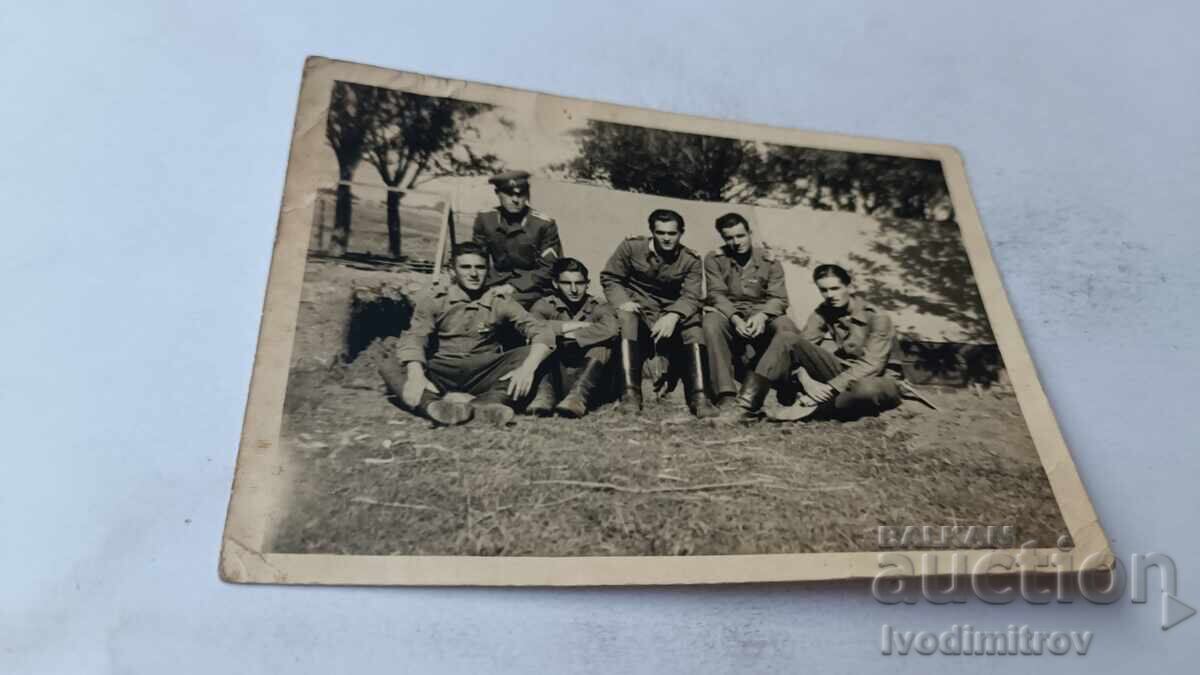 Φωτογραφία Δερβένιτσα Αξιωματικοί πριν την αναχώρηση για το μέτωπο 1944