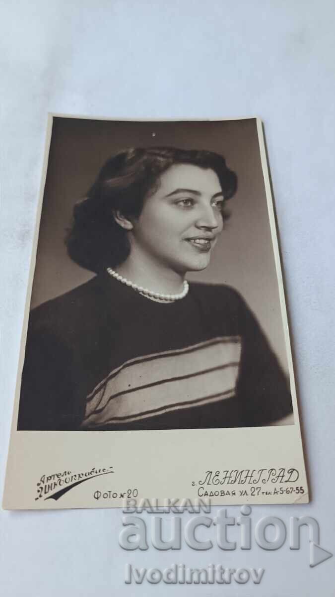 Photograph Leningrad Young girl 1956