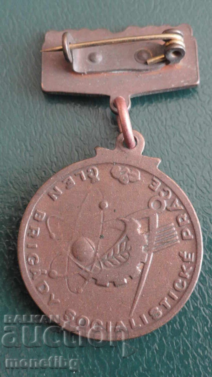 Czechoslovak Medal of the Socialist Labor Brigade with price € 6.00 | 11.73 BGN Czechoslovak Medal of the Socialist Labor Brigade with price € 6.00 | 11.73 BGN