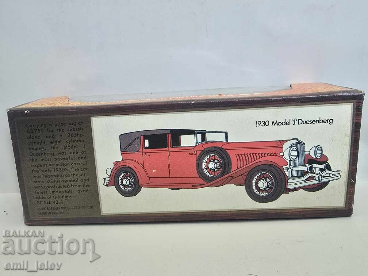 MATCHBOX - YESTERYEAR Y-4/4 Model y' Duesenberg 1930 έτος - 6