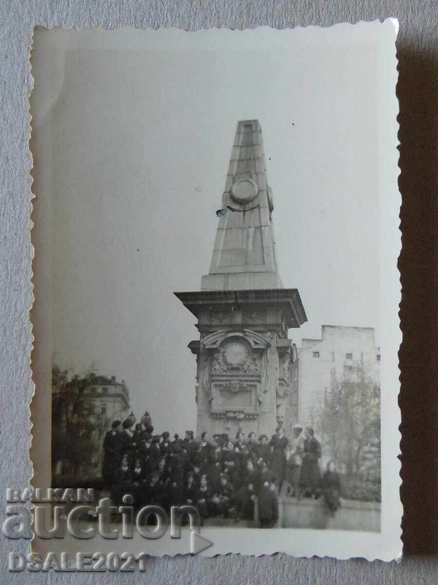 1936 София Паметникът на Васил Левски снимка 6.2x9см. /15012 1936 София Паметникът на Васил Левски снимка 6.2x9см. /15012