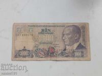 TURKEY 1000 Lira 1970