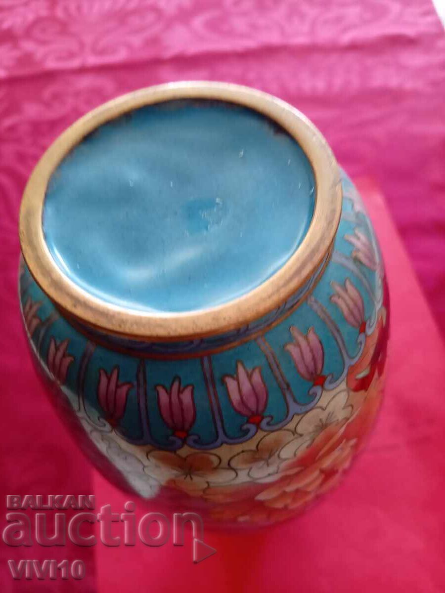 Delivery of Old China, vase, cloisonné 24cm